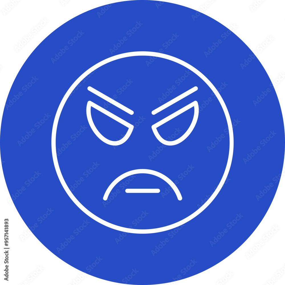 Angry Vector Icon Design Angry Vector Icon Design