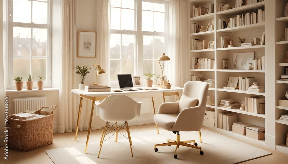 Photo interior modern design room 3d illustration Photo interior modern design room 3d illustration