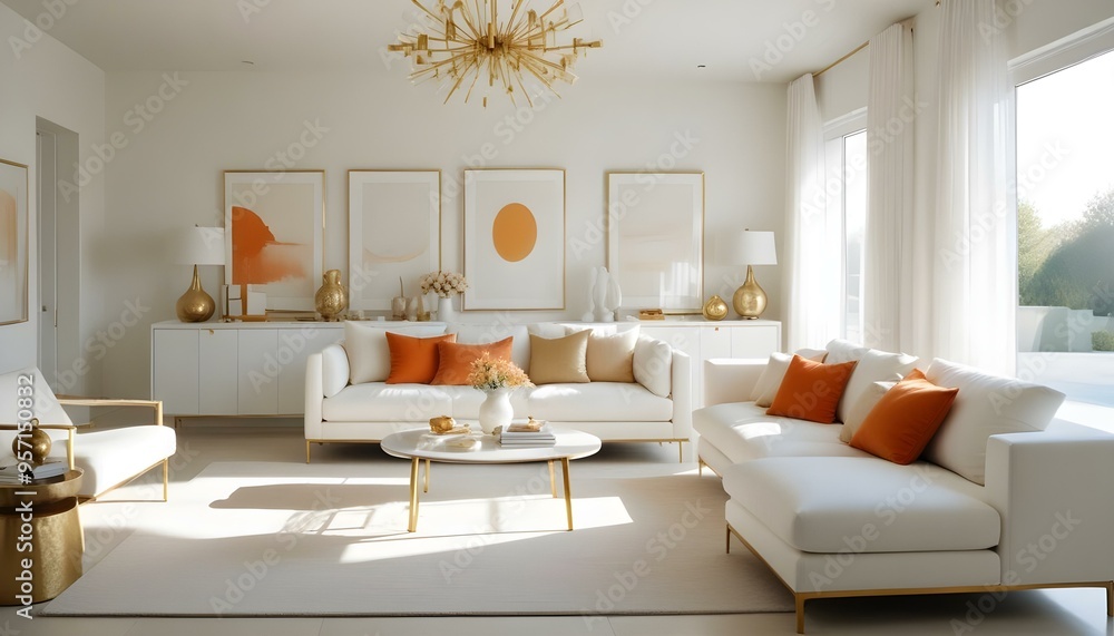 Photo interior modern design room 3d illustration Photo interior modern design room 3d illustration