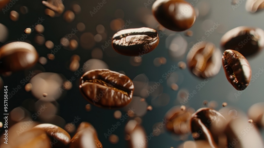 Coffee Beans in Motion Coffee Beans in Motion