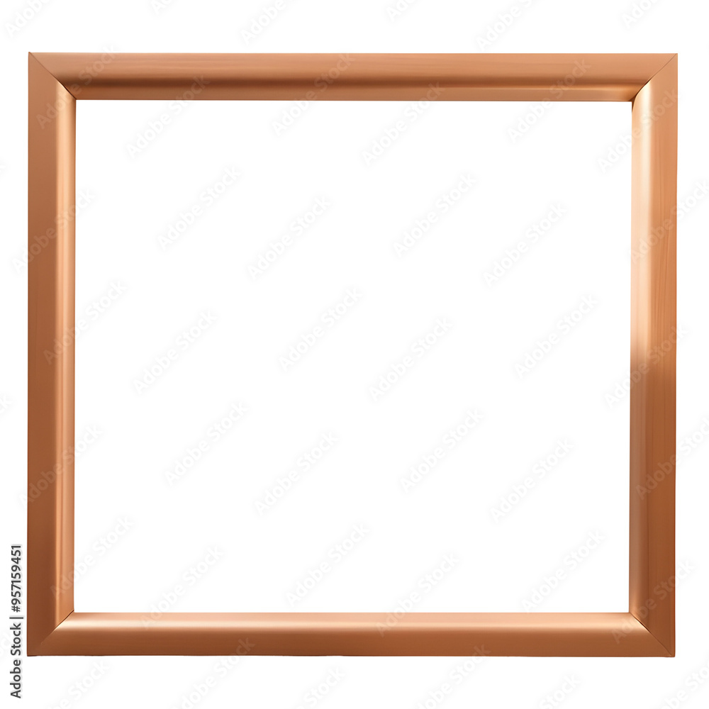 Copper photo frame isolated on transparent background
Copper photo frame isolated on transparent background