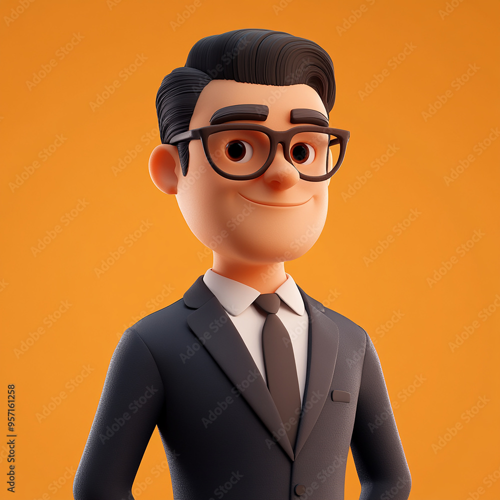 3D Cartoon Avatar on a solid Color Background
3D Cartoon Avatar on a solid Color Background