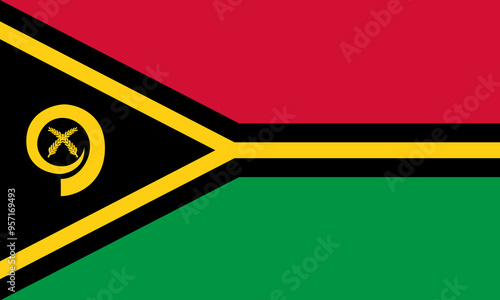 National Flag Republic of Vanuatu,
