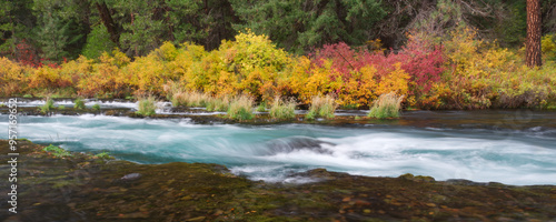 Metolius River in the fall