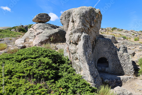 The Ritual Sauna structure in The Celtic settlement called Fort of Ulaca photo