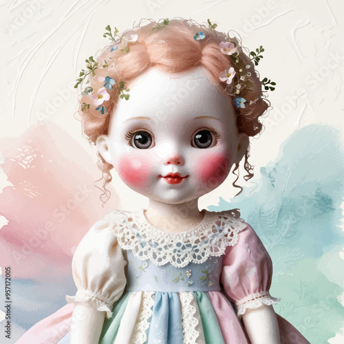 doll in a dress