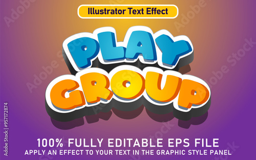 EDITABLE PLAYGROUP TEXT EFFECT