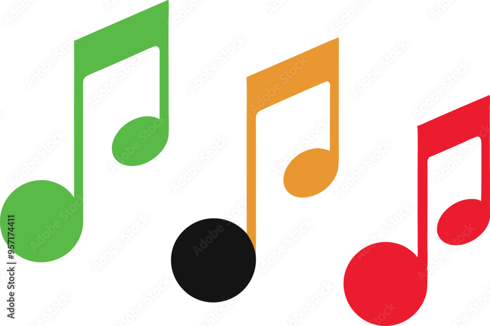 music notes icon music notes icon