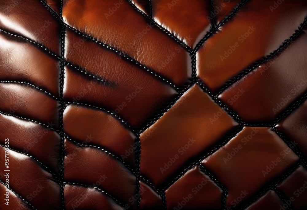 detailed close premium leather texture showcasing intricate stitching patterns quality material finish, artisan, artistry, beauty, chic, classic, composition detailed close premium leather texture showcasing intricate stitching patterns quality material finish, artisan, artistry, beauty, chic, classic, composition