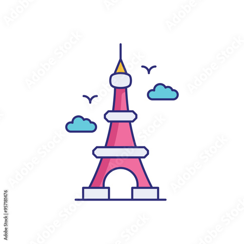 Landmark vector icon