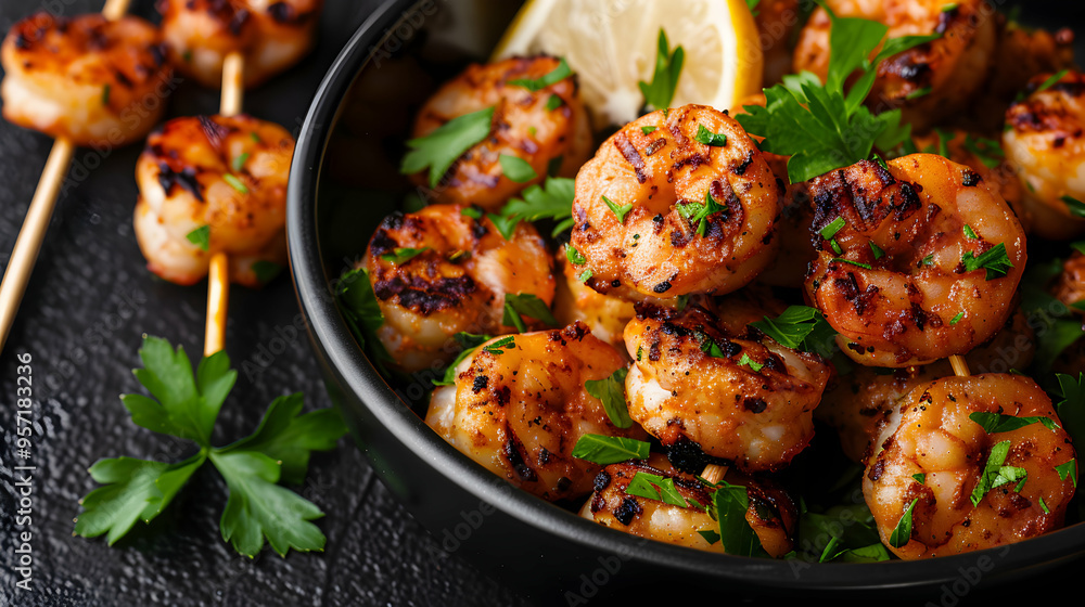 Coconut Shrimp Skewers Coconut Shrimp Skewers