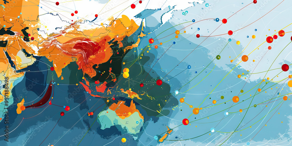 Market Risks: A hazard map indicating potential risks to market ...