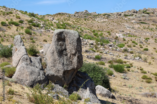 The Celtic settlement called Fort of Ulaca in Sierra de la Paramera photo