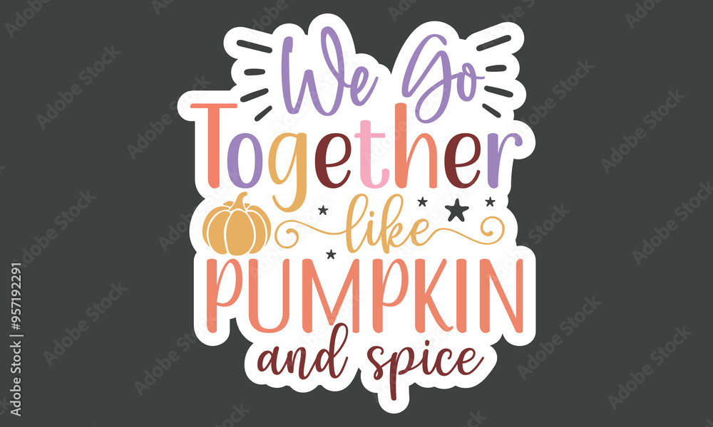 Stickers Fall Quotes Bundle And Single Design Stickers Fall Quotes Bundle And Single Design