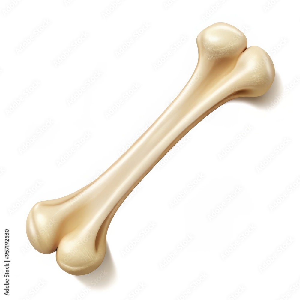 3D Realistic Bone, Digital Illustration, Isolated, Bone, Anatomy, Dog Treat 3D Realistic Bone, Digital Illustration, Isolated, Bone, Anatomy, Dog Treat