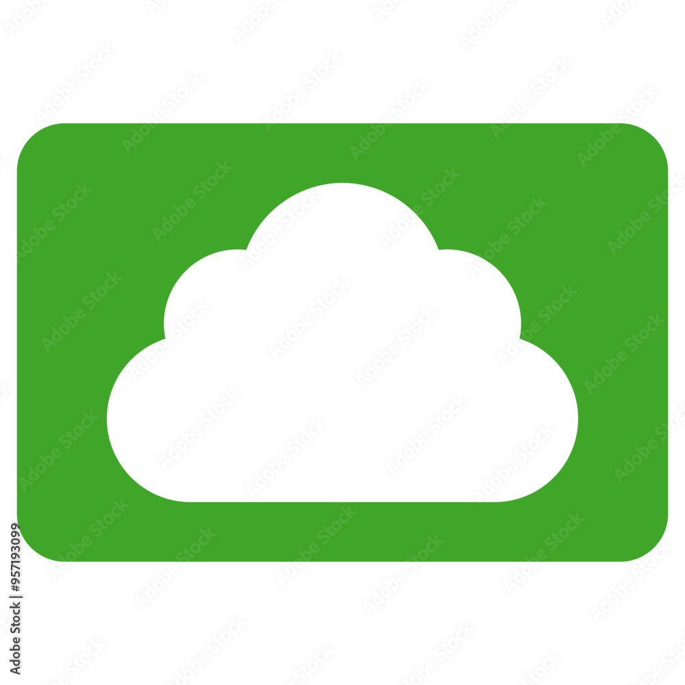 cloud with green screen cloud with green screen