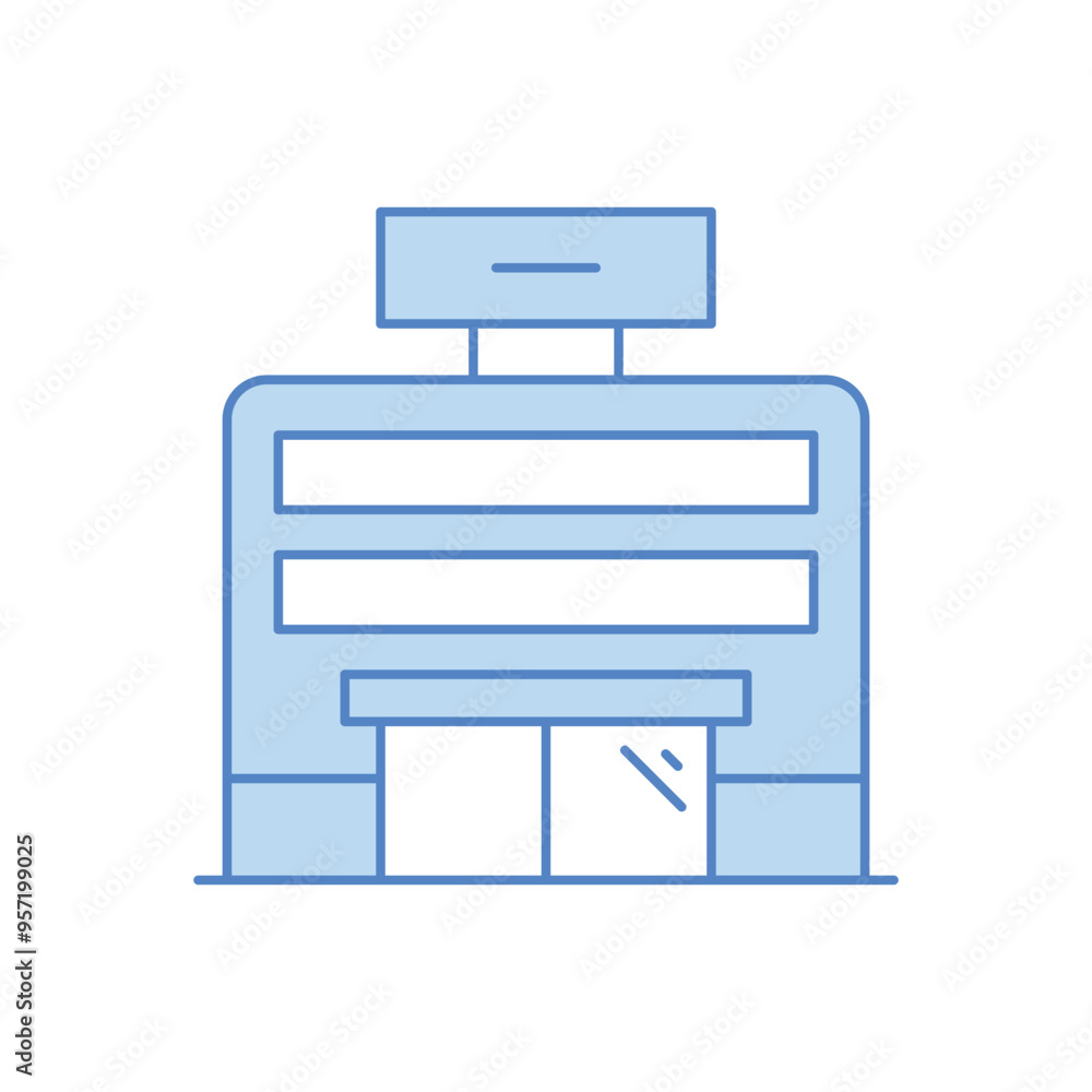 Office Building vector icon Office Building vector icon