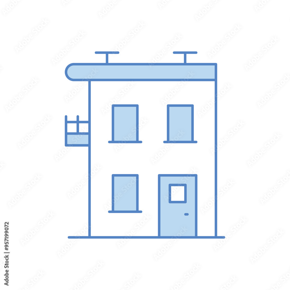 Apartment vector icon Apartment vector icon