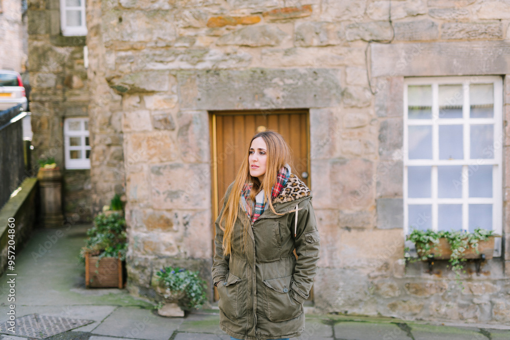 Woman in Edinburgh Woman in Edinburgh