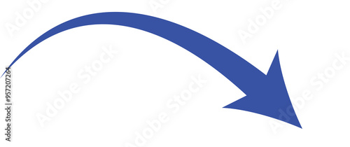 Arrow icon on white background. flat style. arrow icon for your web site design, logo, app, UI. arrow indicated the direction symbol. curved arrow sign.