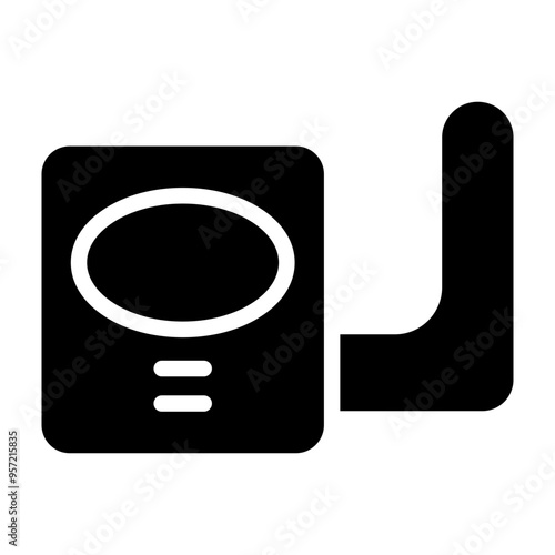 Water Wings Vector Glyph Icon Design
