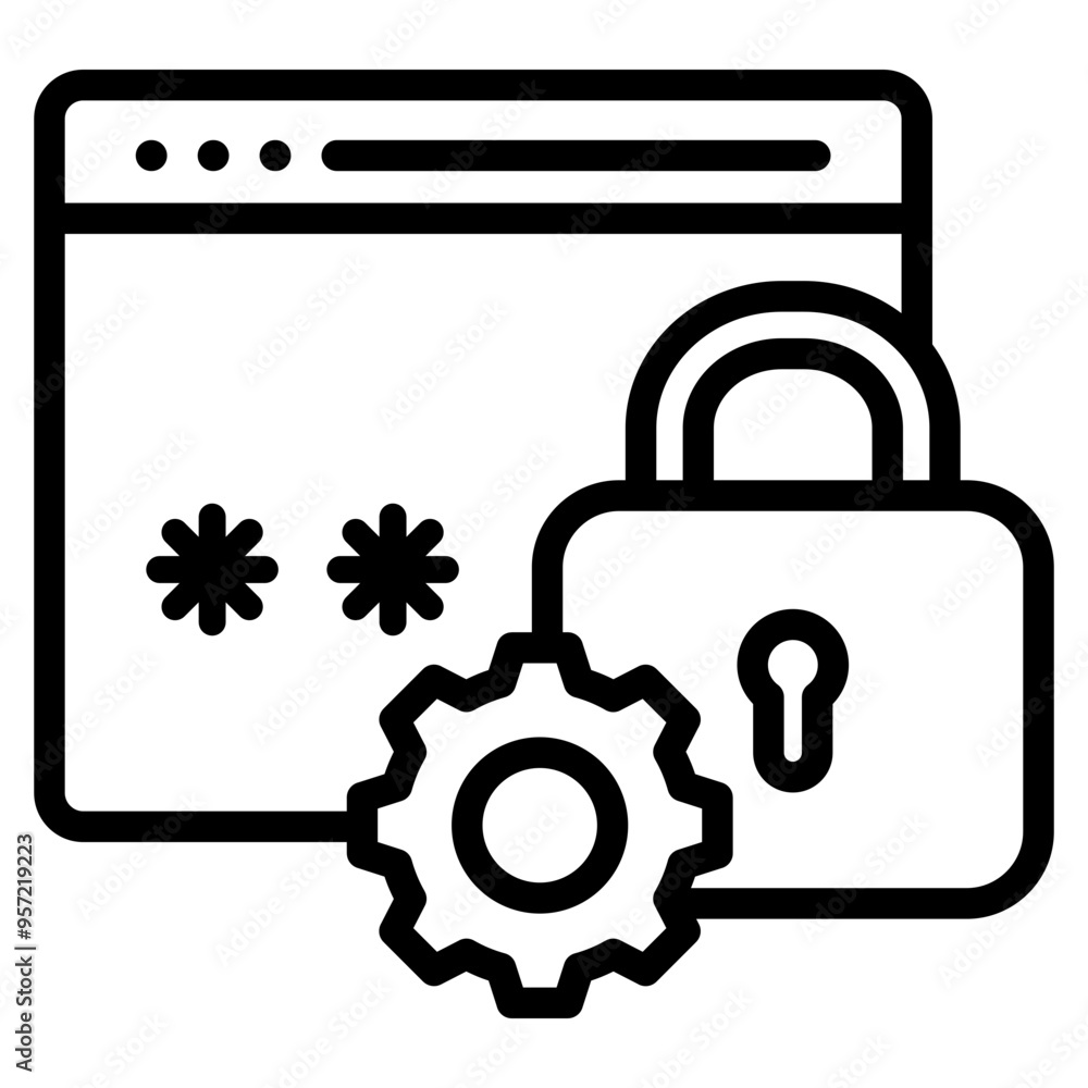 Password Manager Icon Element For Design Password Manager Icon Element For Design