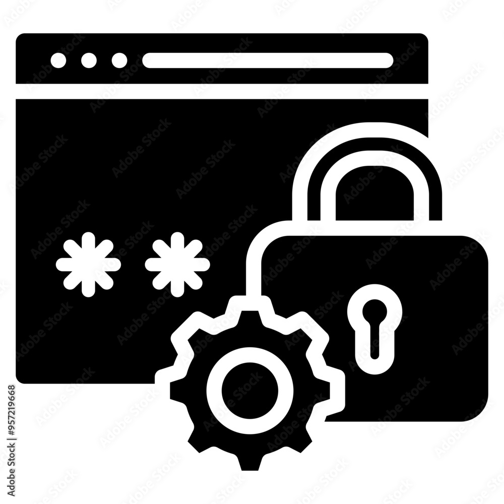 Password Manager Icon Element For Design Password Manager Icon Element For Design