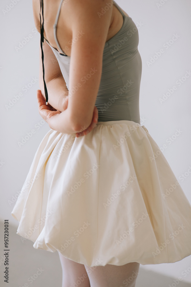 Fashion - Woman in white skirt and summer top Fashion - Woman in white skirt and summer top