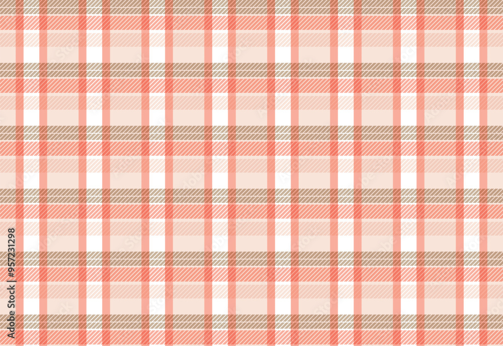 red light and light brown Lumberjack or flanel pattern, paper pattern, seamless plaid pattern vector. Retro background fabric. fashion texture red light and light brown Lumberjack or flanel pattern, paper pattern, seamless plaid pattern vector. Retro background fabric. fashion texture