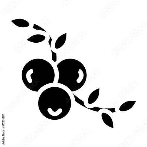 Juniper Vector Glyph Icon Design