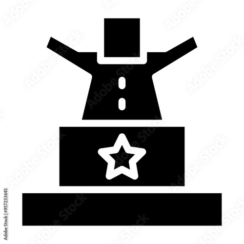 Jackbox Vector Glyph Icon Design