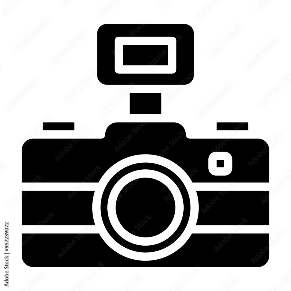 Photography Vector Glyph Icon Design Photography Vector Glyph Icon Design