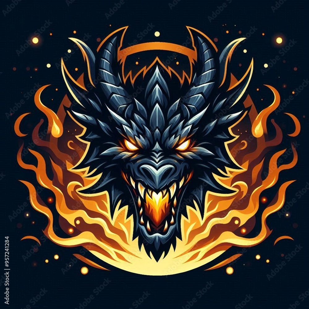 background with dragon head background with dragon head