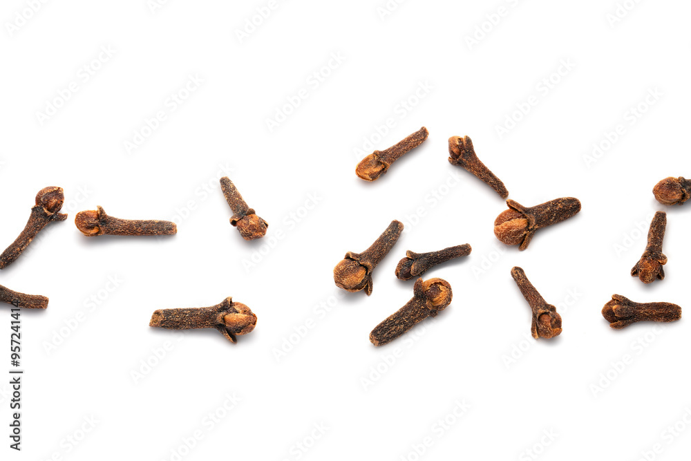cloves spice isolated on white background cloves spice isolated on white background