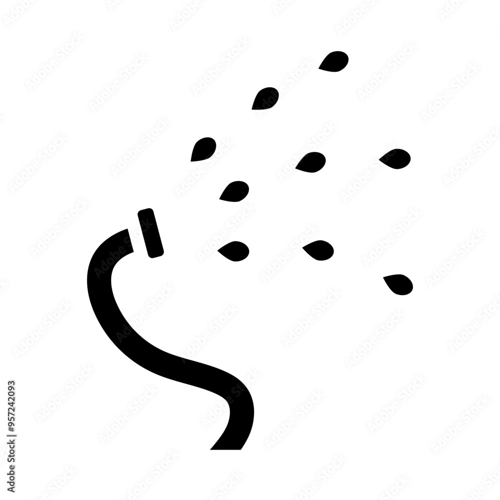 Holy Water Sprinkler Vector Glyph Icon Design Holy Water Sprinkler Vector Glyph Icon Design