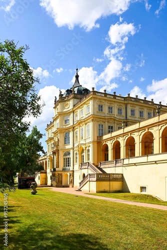 Ploskovice - historical baroque castle, Czech Republic.
The architect has not yet been determined. He is either Octaviano Broggio,
or Kilián Ignác Dientzenhofer. The documents were not preserved. photo