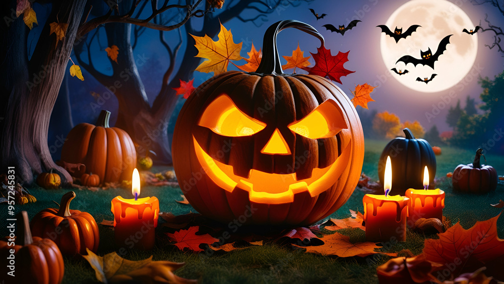 halloween background with pumpkins halloween background with pumpkins