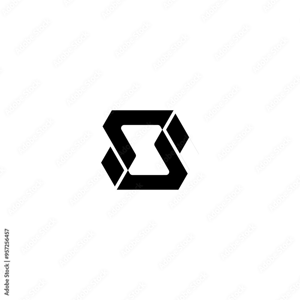 abstract geometric Letter S logo icon design vector elements abstract geometric Letter S logo icon design vector elements
