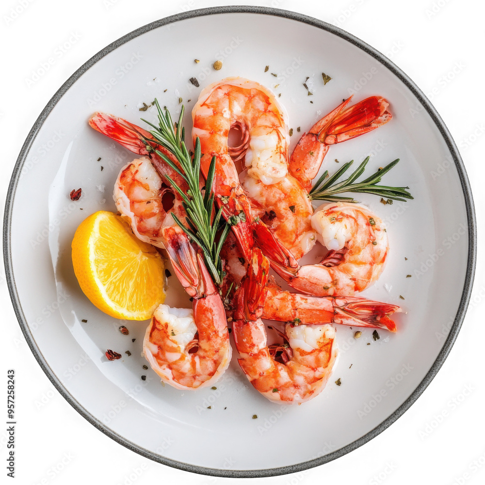 Prawn Cocktail Plate Top View Ultra Realistic UHD Photo Prawn Cocktail Plate Top View Ultra Realistic UHD Photo