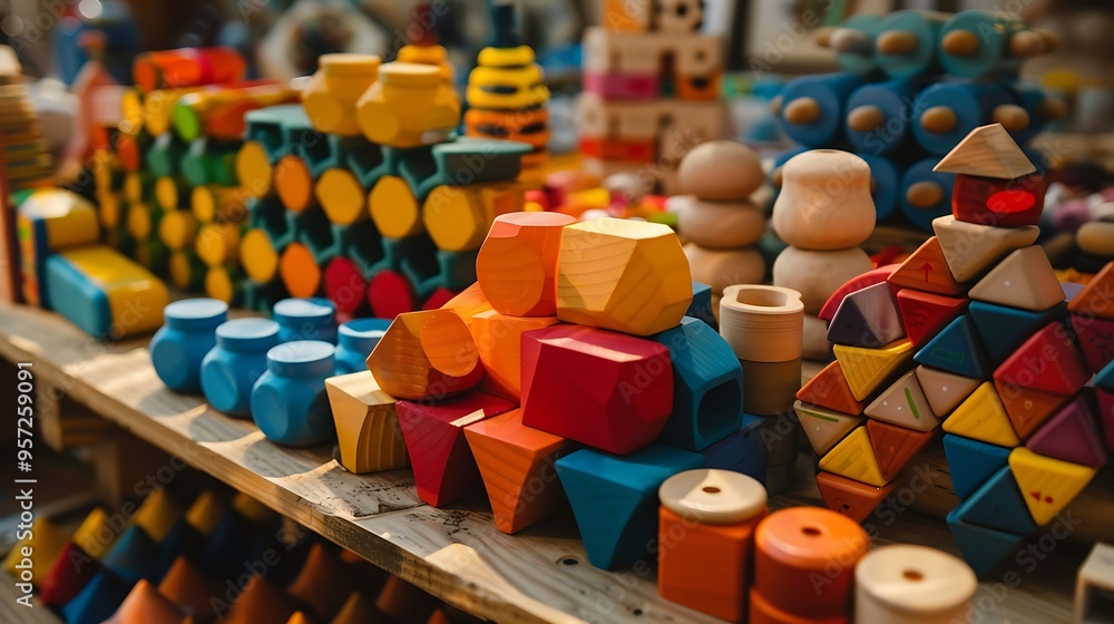 Toys items and vibrant instructive building pieces toys and an active surface Toys items and vibrant instructive building pieces toys and an active surface