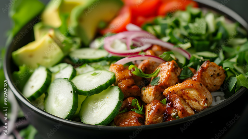 Colorful Poke Bowl Colorful Poke Bowl