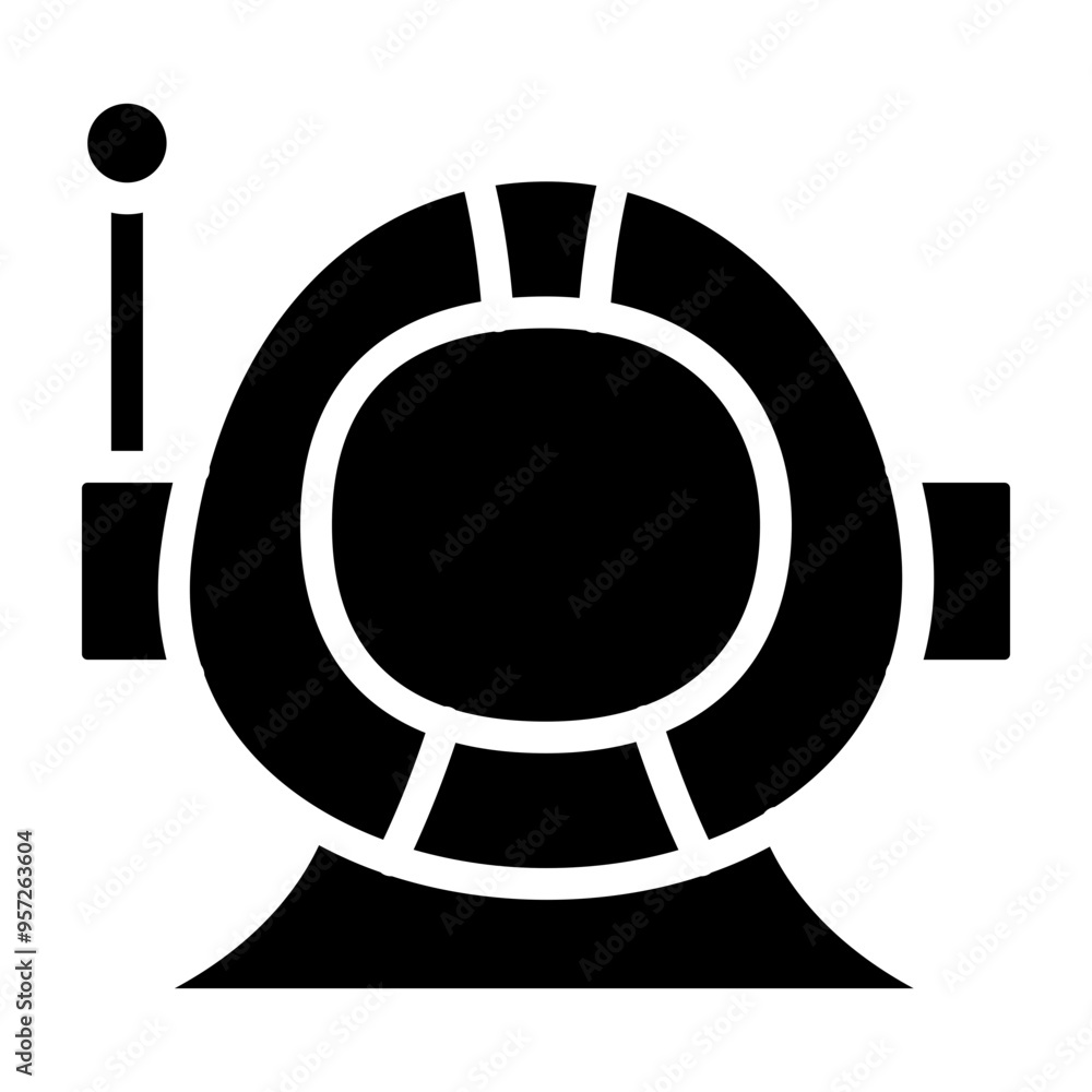 Helmet Vector Glyph Icon Design Helmet Vector Glyph Icon Design