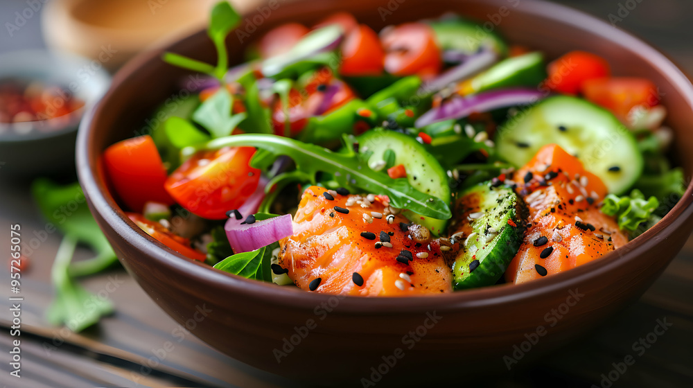 Colorful Poke Bowl Colorful Poke Bowl