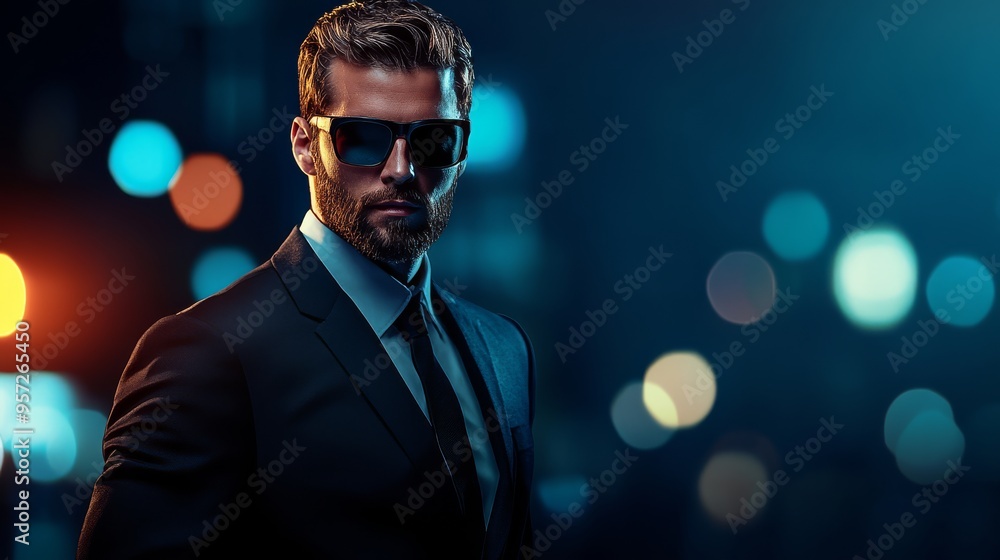 supehero hero character design concept with a stylish figure urban background and vibrant bokeh lights for desktop or mobile wallpaper supehero hero character design concept with a stylish figure urban background and vibrant bokeh lights for desktop or mobile wallpaper