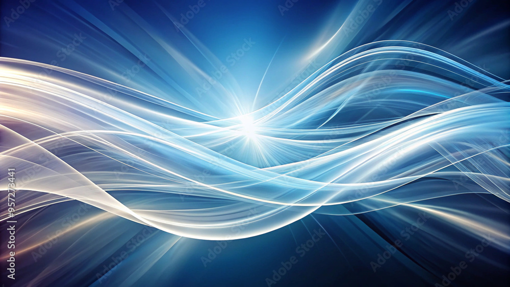 Fototapeta premium Colorful abstract background with smooth, undulating waves creating a dynamic visual effect.
