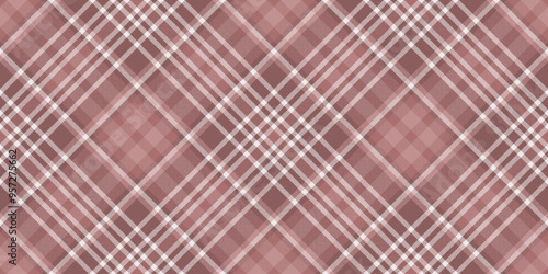 Size seamless textile tartan, internet plaid background fabric. Arabic texture check pattern vector in red and white colors.