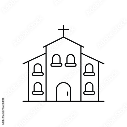 Church vector icon