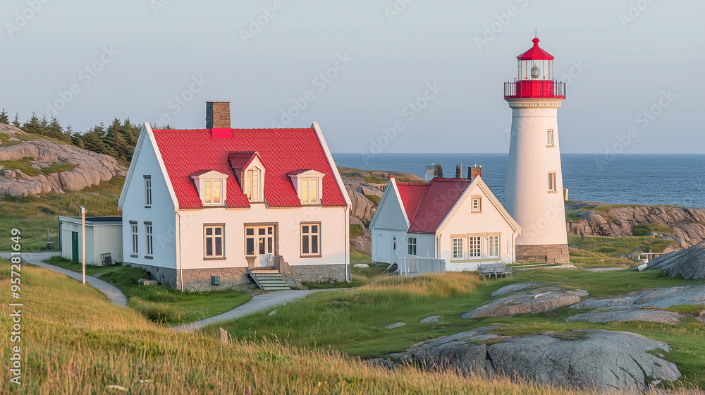 lighthouse on the coast lighthouse on the coast