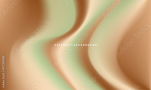 Elegant Abstract Gradient Brown Butter Color Tone Wallpaper with Spacious Copy Space for Modern Decor