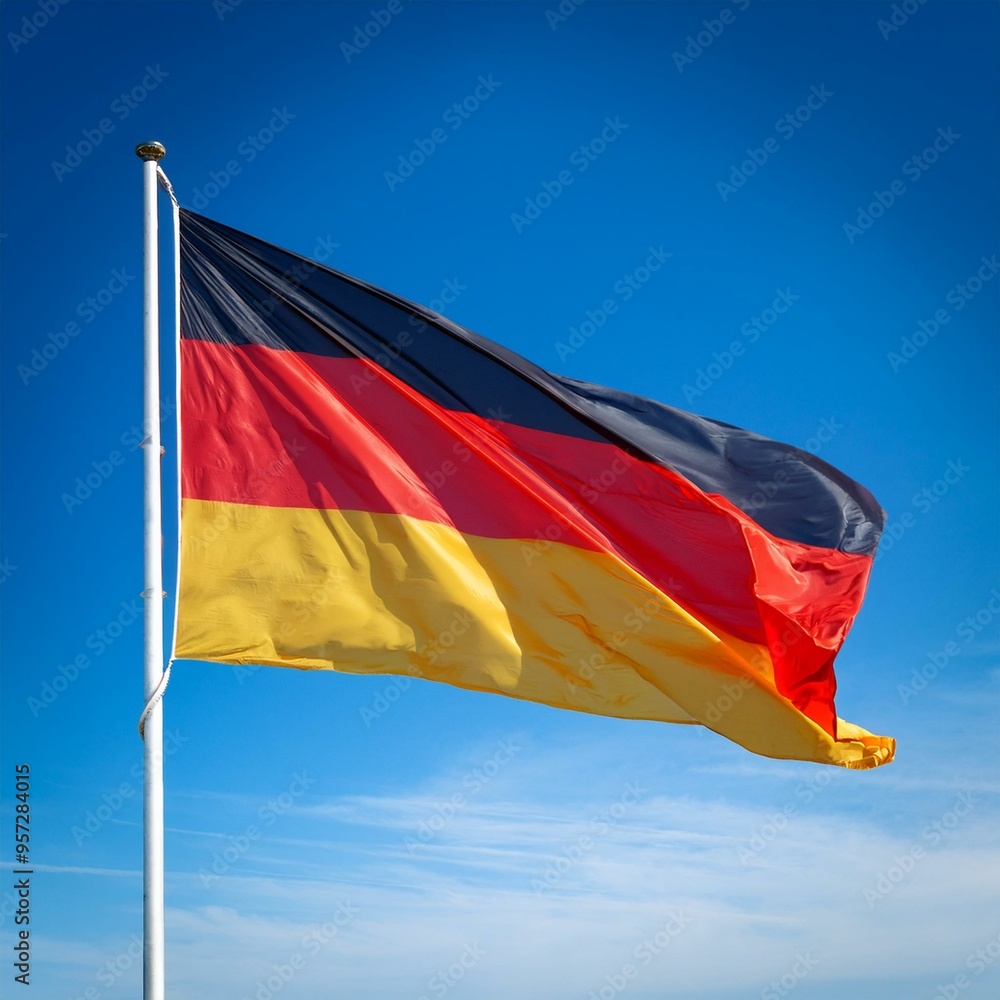 German flag of Germany, AI generated German flag of Germany, AI generated